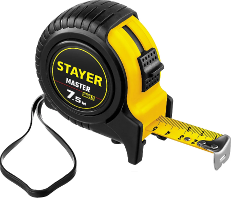 РУЛЕТКА STAYER 7.5 M